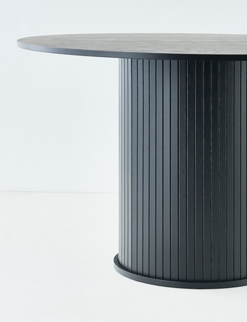 LUCA Furniture Porto Dining Table 1.2m, Black product photo View 03 L