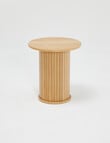 LUCA Furniture Porto Side Table, Natural product photo