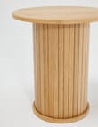 LUCA Furniture Porto Side Table, Natural product photo View 03 S