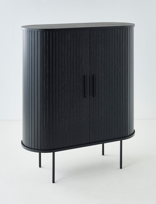 LUCA Furniture Porto Cabinet, Black product photo