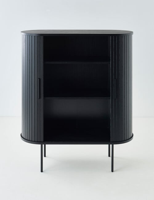 LUCA Porto Cabinet, Black product photo View 03 L