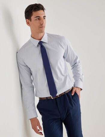 Laidlaw + Leeds Herringbone Long-Sleeve Shirt, Grey product photo