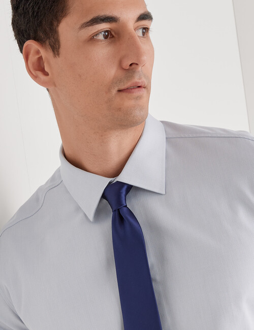 Laidlaw + Leeds Herringbone Long-Sleeve Shirt, Grey product photo View 04 L