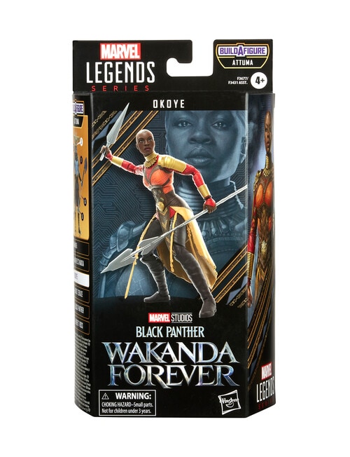 Marvel Legends Series Black Panther Wakanda Forever 6-inch Action Figure Toy, Assorted product photo View 03 L