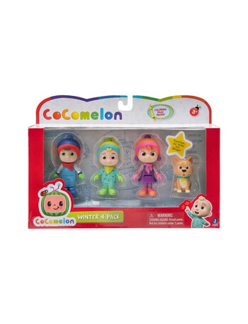 CoComelon 4 Figure Winter Theme Pack product photo