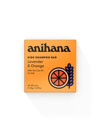 anihana Kids Shampoo Bar, Lavender & Orange, 65g product photo