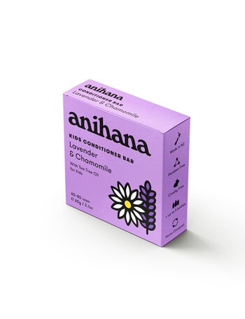anihana Kids Conditioner Bar, Lavender & Chamomile, 60g product photo