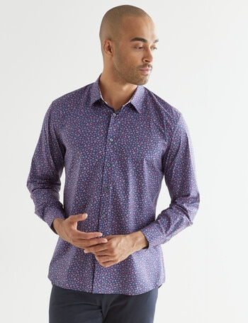 L+L Rosea Long Sleeve Shirt, Slate product photo