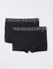 Bonds Girls Stretchies Shortie, 2-Pack, Black, 4-16 product photo