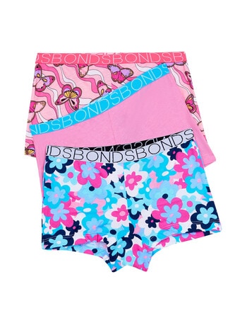 Bonds Multi Cotton Shortie Brief, 3-Pack, Butterfly, 2-12 product photo
