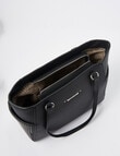 Pronta Moda Studded Pockets Tote Bag, Black product photo View 05 S