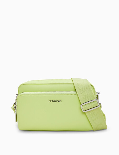 Calvin Klein Must Camera Bag With Pocket, Spirit Green - Handbags