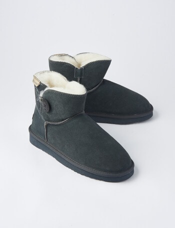 Mi Woollies Mini Raglan Boot, Charcoal product photo