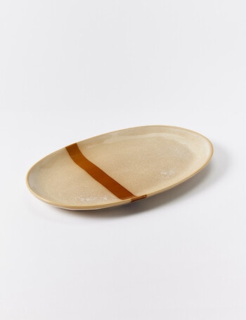 Bosa Curio Oblong Platter, 41cm, Beige product photo