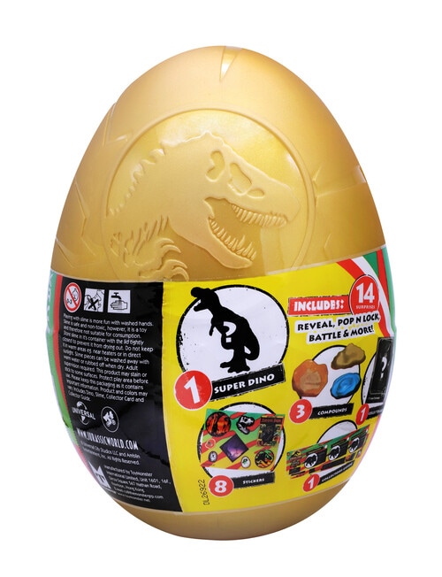 JW Slime Jurassic Park Captivz 30th Anniversary Surprise Egg, Assorted product photo View 02 L