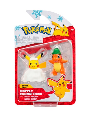 Pokemon Battle Figure Christmas, 2-Pack, Assorted product photo