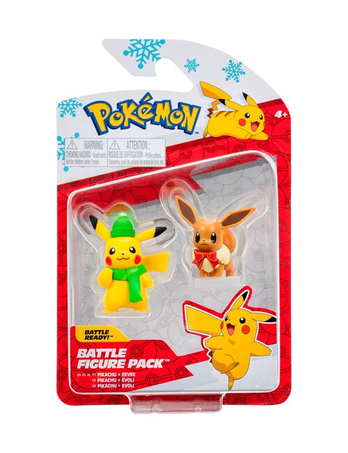 Pokemon Battle Figure Christmas, 2-Pack, Assorted product photo View 05 L
