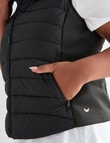 Superfit Curve Hooded Puffer Vest, Black product photo View 06 S