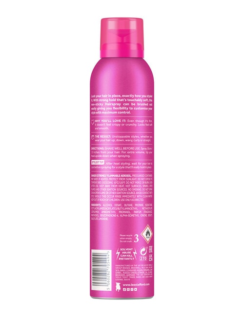 Lee Stafford Styling Hold Tight Hair Spray, 250ml product photo View 02 L