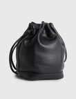 Calvin Klein Mini Re-Lock Drawstring Bag, Black product photo View 02 S