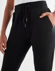 Zest Supersoft Rib Cuffed Jogger, Black product photo View 04 S