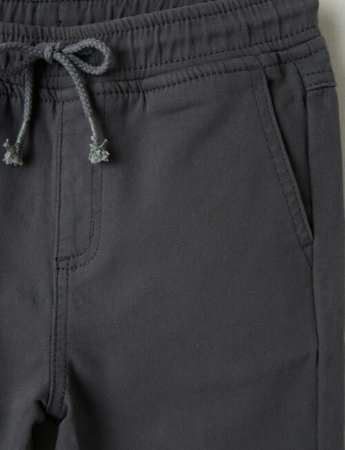 Mac & Ellie Knit Chino Pant, Charcoal product photo View 04 L