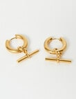 Whistle Accessories Fob Earring, Gold product photo View 03 S
