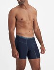 Jockey 24/7 Mesh Midway Trunk, Navy product photo View 03 S