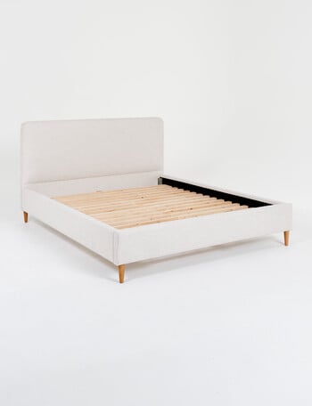 LUCA Furniture Bailey Bed, Natural product photo