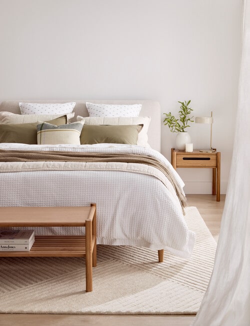 LUCA Furniture Bailey Bed, Natural product photo View 10 L