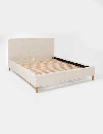 LUCA Furniture Bailey Bed, Natural product photo