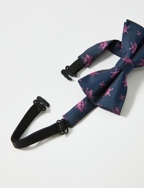 No Issue Bow Tie, Navy Pixel product photo View 02 L