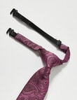 No Issue Tie, Burgundy Paisley product photo View 02 S