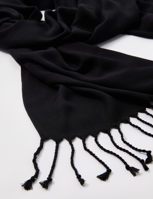 Boston + Bailey Essential Scarf, Black product photo View 02 L