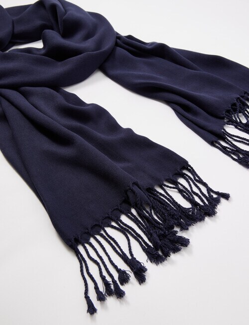 Boston + Bailey Essential Scarf, Navy product photo View 02 L