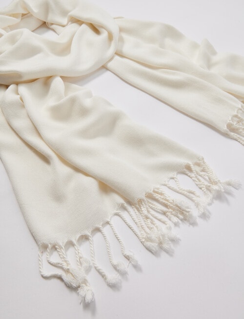 Boston + Bailey Essential Scarf, Ivory product photo View 02 L