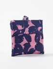 Xcesri Floral Reusable Bag With Pouch, Pink & Navy product photo View 02 S