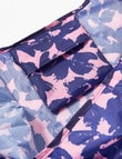 Xcesri Floral Reusable Bag With Pouch, Pink & Navy product photo View 03 S