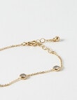 Whistle Accessories Crystal Satellite Bracelet, Imitation Gold product photo View 03 S