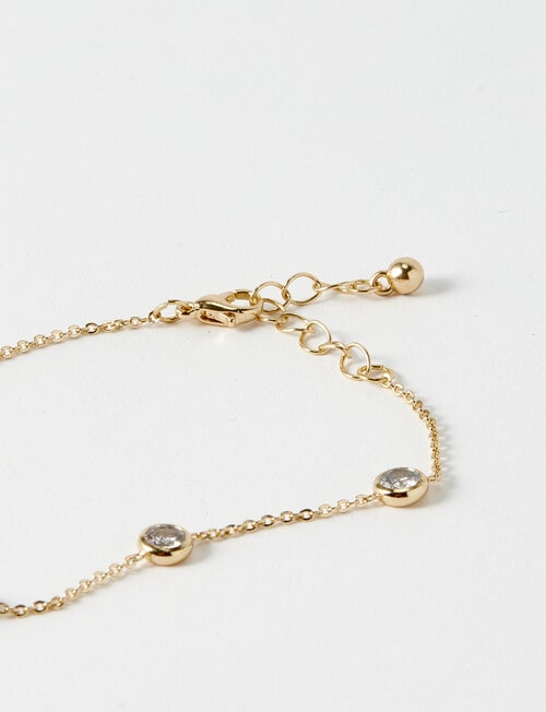 Whistle Accessories Crystal Satellite Bracelet, Imitation Gold product photo View 03 L