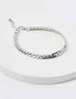 Whistle Accessories Snake Chain Necklace & Bracelet Set, Silver product photo View 02 S