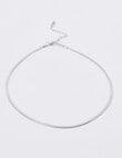 Whistle Accessories Snake Chain Necklace & Bracelet Set, Silver product photo View 03 S