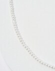 Whistle Faux Micro Pearl Necklace, Imitation Silver product photo View 02 S
