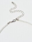Whistle Faux Micro Pearl Necklace, Imitation Silver product photo View 03 S