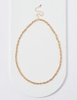 Whistle Accessories Twisted Rope Necklace, Imitation Gold product photo