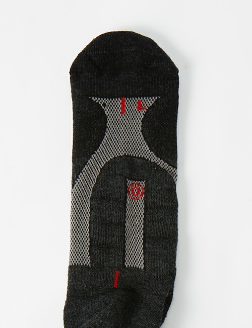 NZ Sock Co. Lifestyle Crew Socks, Grey product photo View 03 L