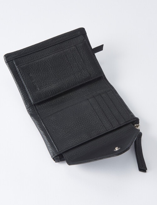 Carte Leather Envelope Medium Wallet, Black product photo View 03 L