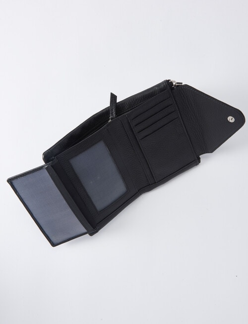 Carte Leather Envelope Medium Wallet, Black product photo View 04 L