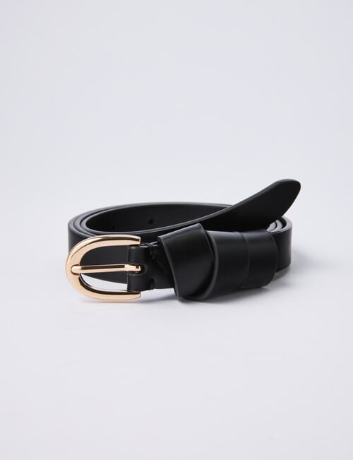 Whistle Accessories Loop Buckle With Wrap Belt, Black product photo