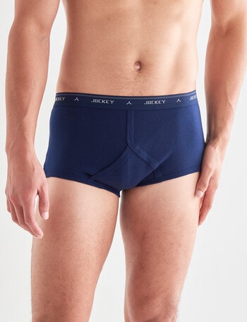 Jockey Y-Front Brief, 2-Pack, Navy & Blue product photo